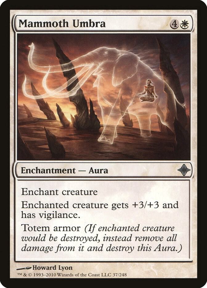 Mammoth Umbra 37 card from Rise of the Eldrazi