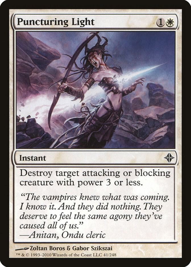 Puncturing Light 41 card from Rise of the Eldrazi
