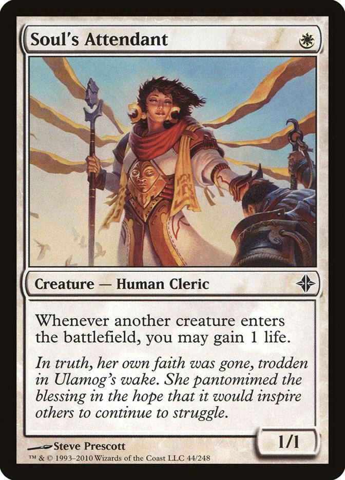 Soul's Attendant 44 card from Rise of the Eldrazi