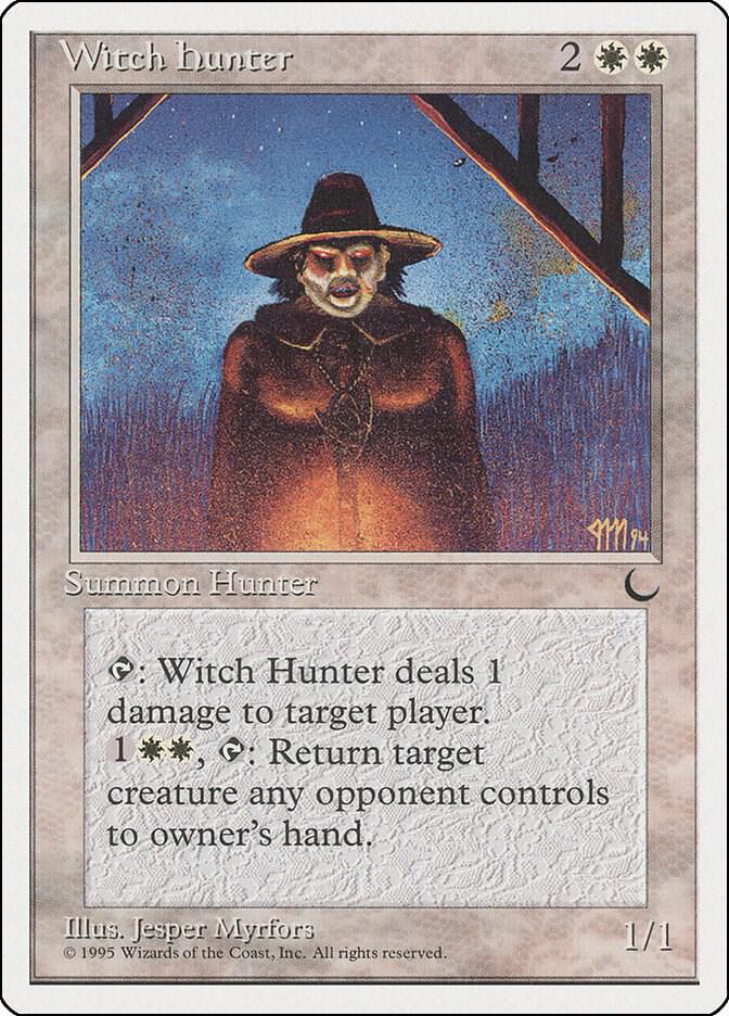 Witch Hunter card from Chronicles