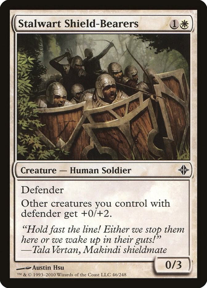 Stalwart Shield-Bearers 46 card from Rise of the Eldrazi