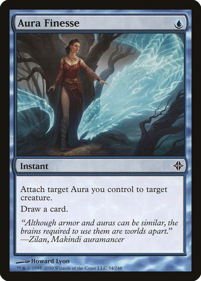 Aura Finesse 54 card from Rise of the Eldrazi