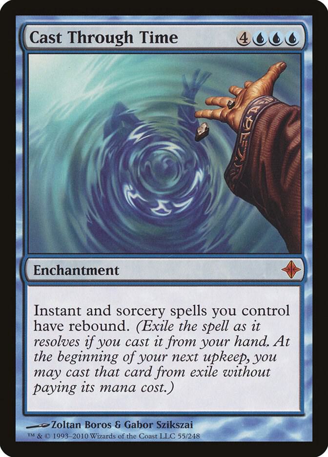 Cast Through Time 55 card from Rise of the Eldrazi