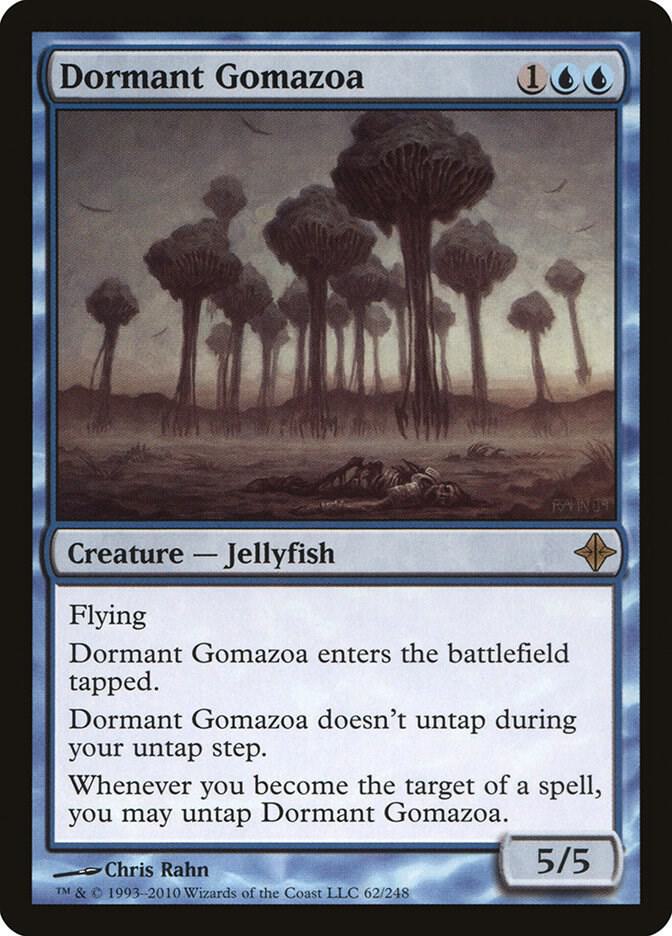 Dormant Gomazoa 62 card from Rise of the Eldrazi