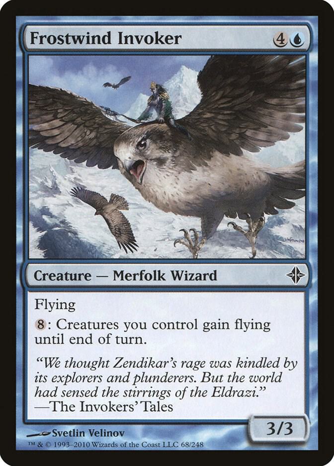 Frostwind Invoker 68 card from Rise of the Eldrazi