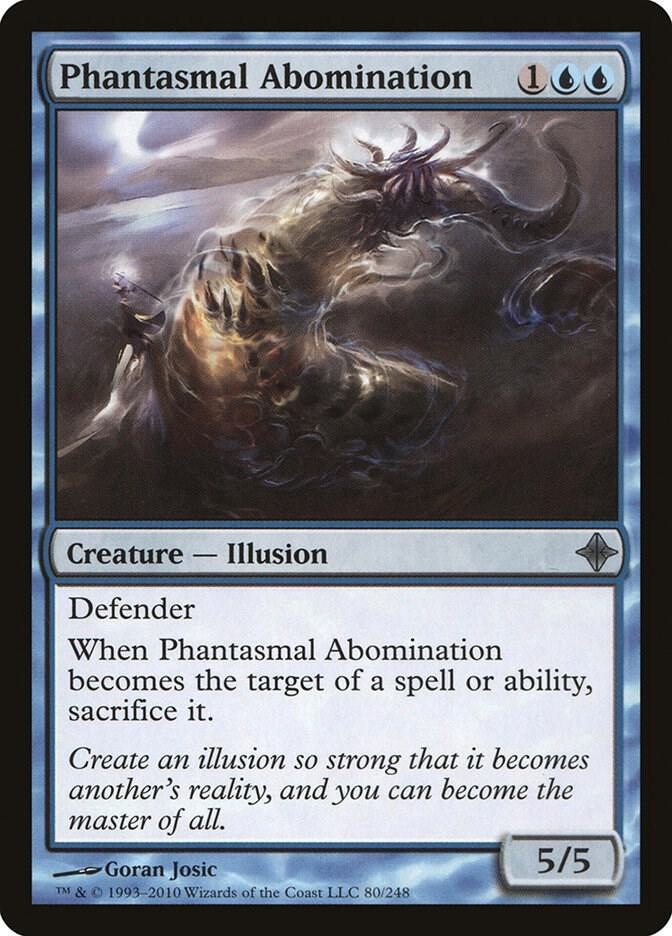Phantasmal Abomination 80 card from Rise of the Eldrazi