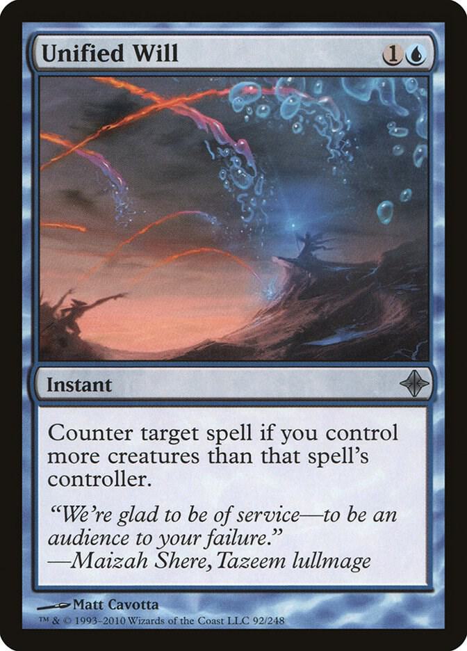 Unified Will 92 card from Rise of the Eldrazi