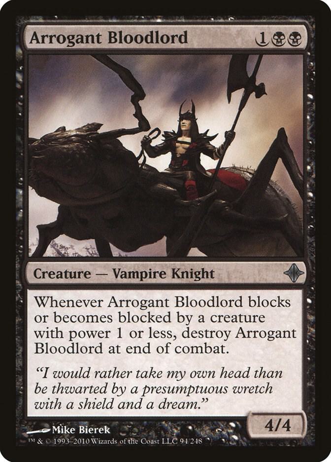 Arrogant Bloodlord 94 card from Rise of the Eldrazi