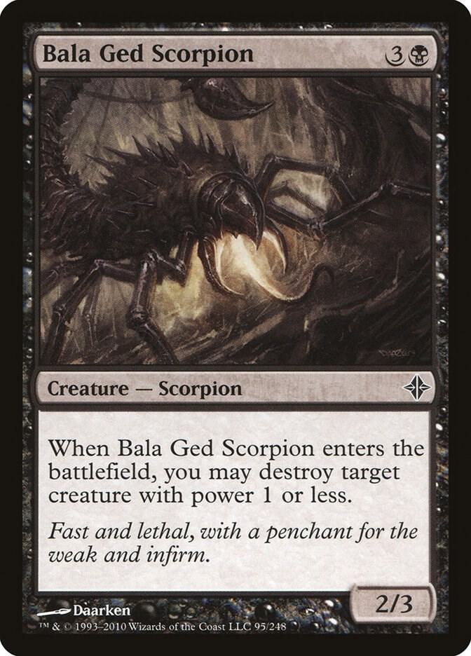 Bala Ged Scorpion 95 card from Rise of the Eldrazi