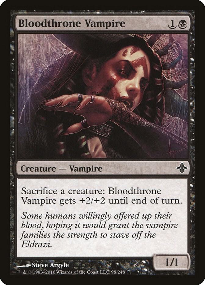 Bloodthrone Vampire 98 card from Rise of the Eldrazi