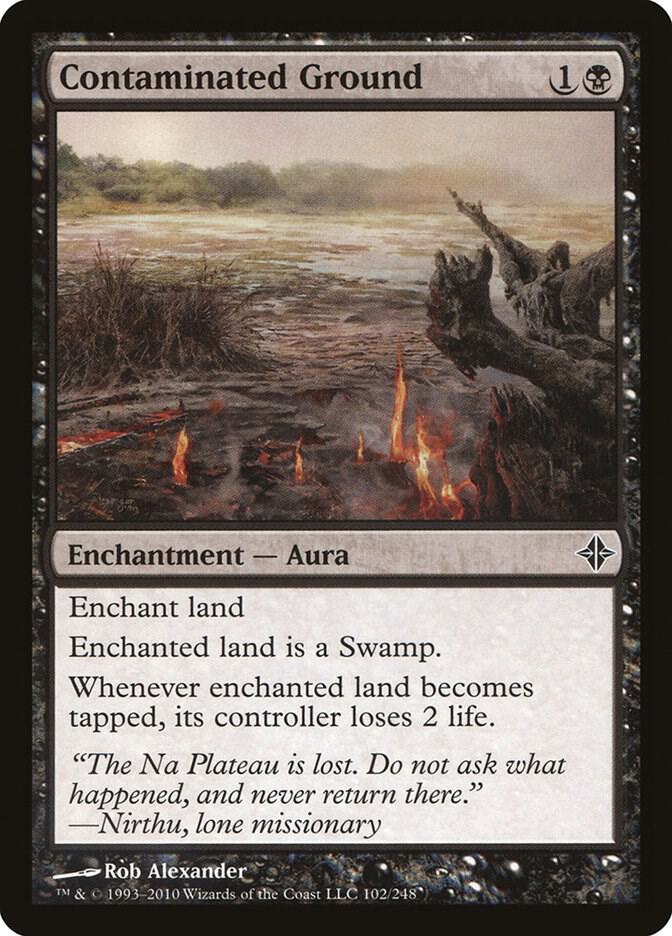 Contaminated Ground 102 card from Rise of the Eldrazi