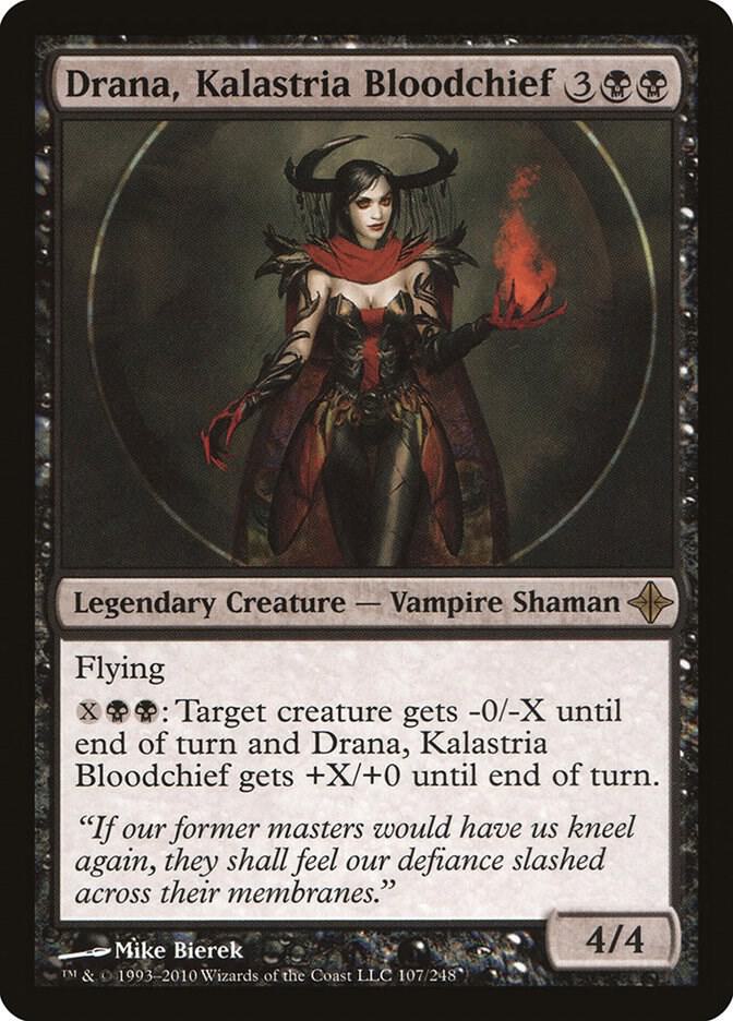 Drana, Kalastria Bloodchief 107 card from Rise of the Eldrazi