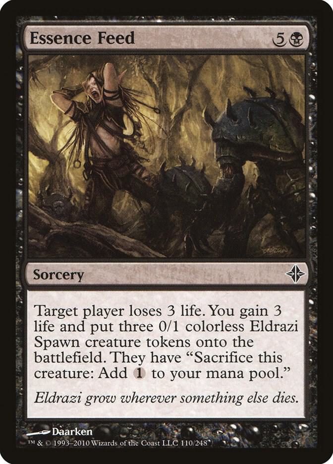 Essence Feed 110 card from Rise of the Eldrazi