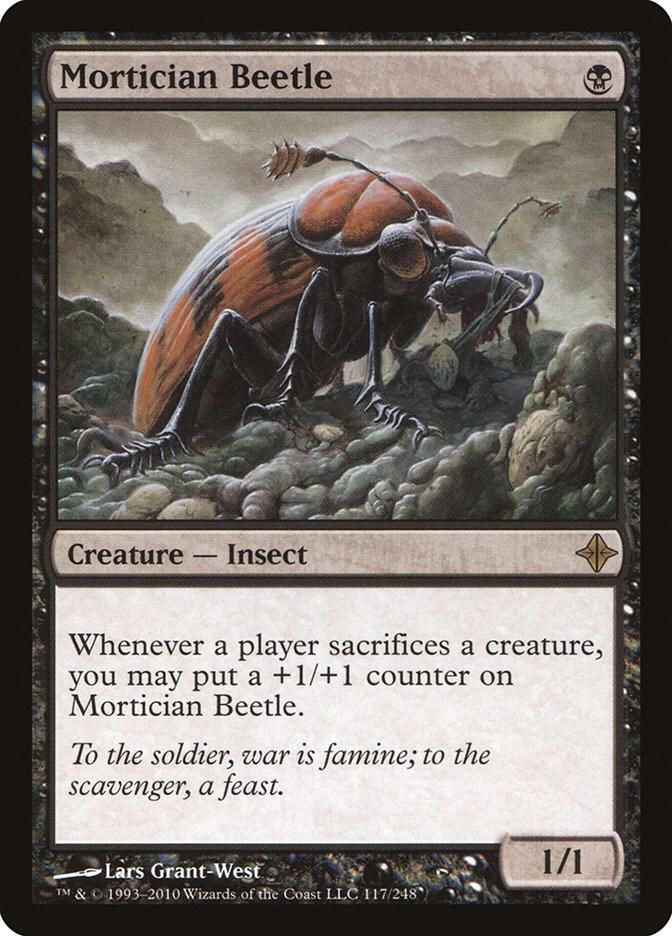 Mortician Beetle 117 card from Rise of the Eldrazi