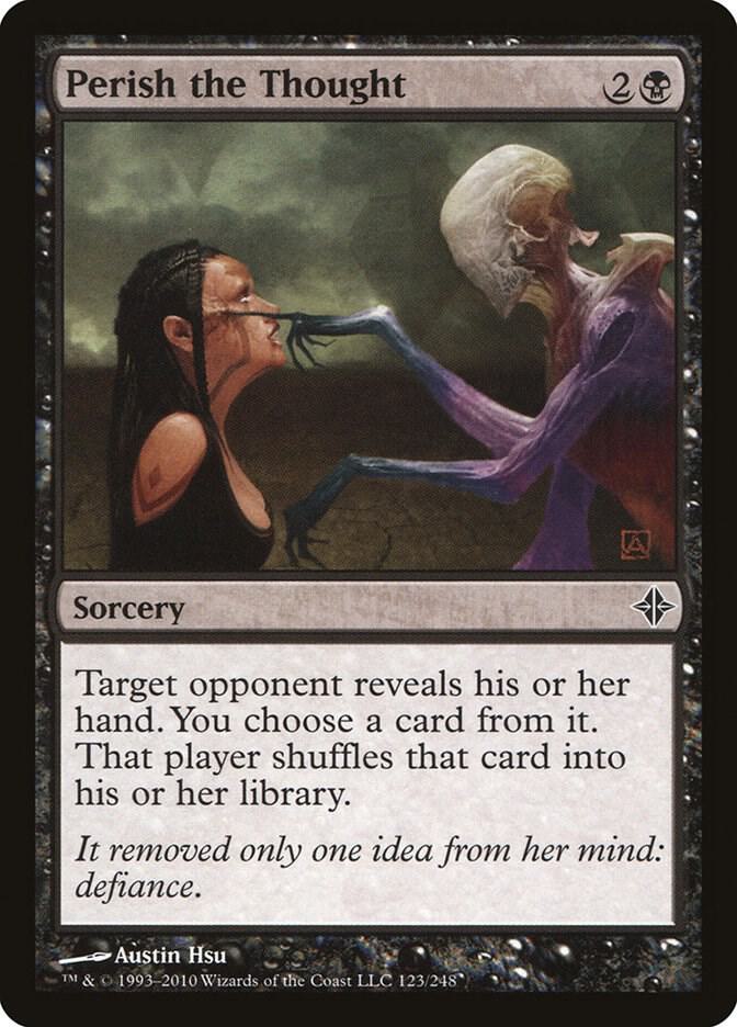 Perish the Thought 123 card from Rise of the Eldrazi