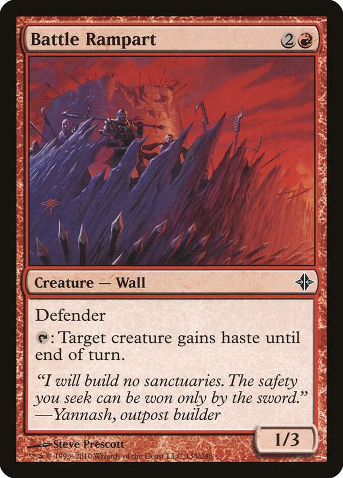 Battle Rampart 135 card from Rise of the Eldrazi
