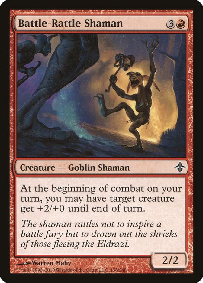 Battle-Rattle Shaman 136 card from Rise of the Eldrazi