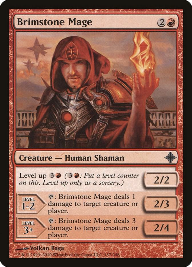 Brimstone Mage 137 card from Rise of the Eldrazi