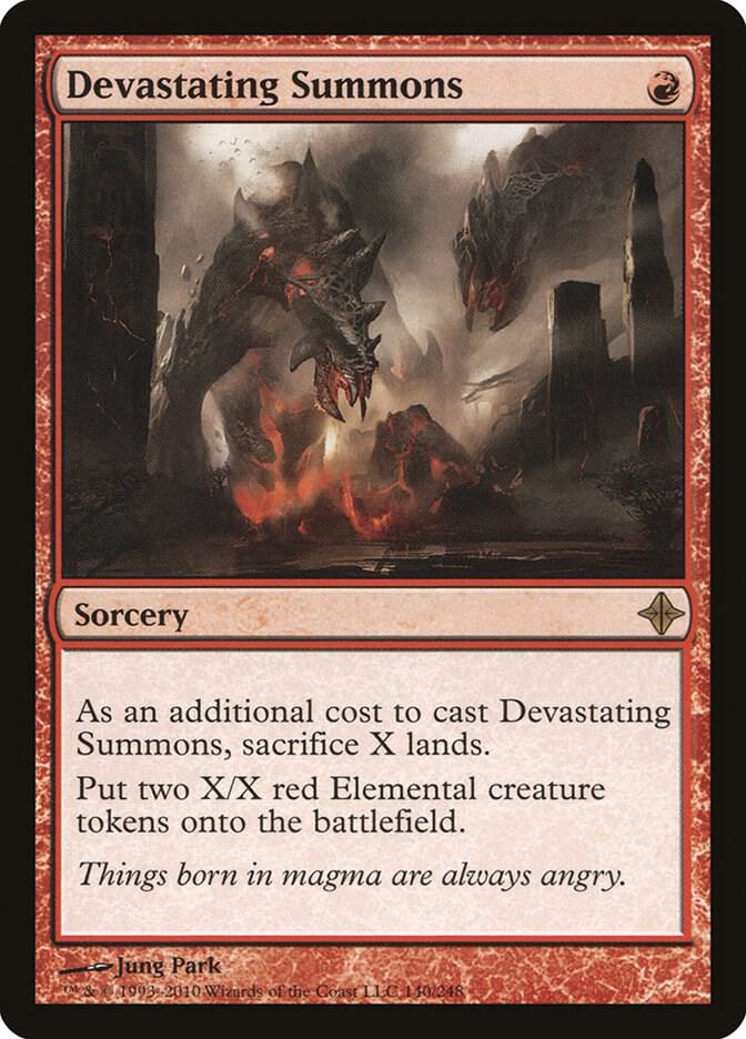 Devastating Summons 140 card from Rise of the Eldrazi