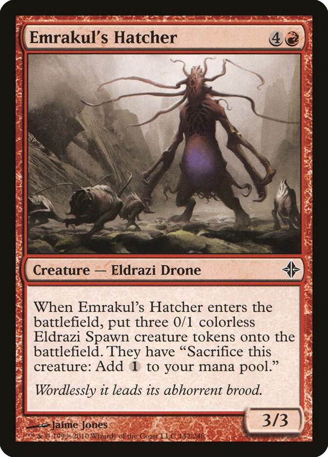 Emrakul's Hatcher 142 card from Rise of the Eldrazi