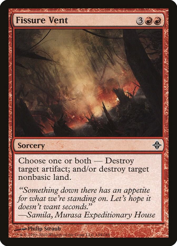 Fissure Vent 144 card from Rise of the Eldrazi