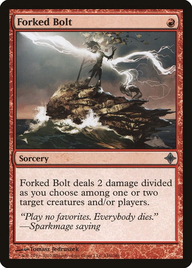 Forked Bolt 146 card from Rise of the Eldrazi