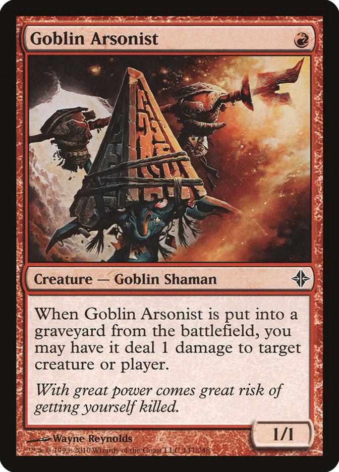 Goblin Arsonist 147 card from Rise of the Eldrazi