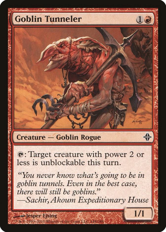 Goblin Tunneler 148 card from Rise of the Eldrazi