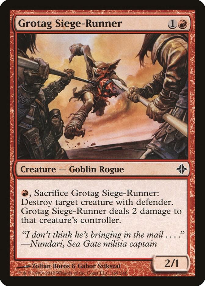 Grotag Siege-Runner 149 card from Rise of the Eldrazi