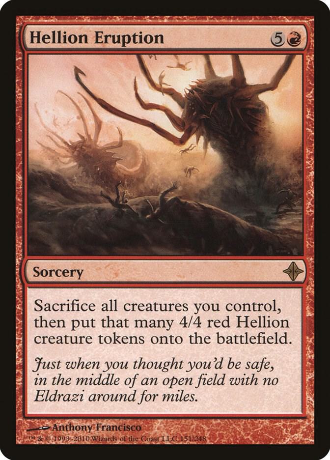 Hellion Eruption 151 card from Rise of the Eldrazi