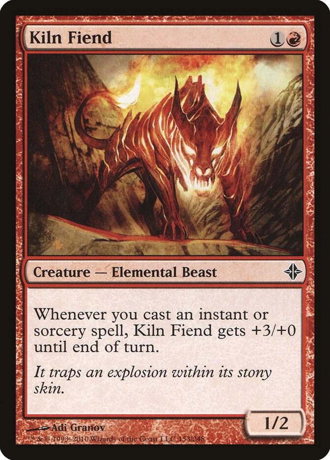Kiln Fiend 153 card from Rise of the Eldrazi