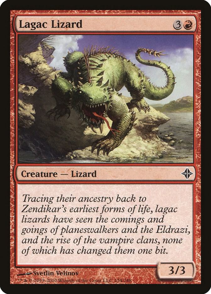 Lagac Lizard 154 card from Rise of the Eldrazi