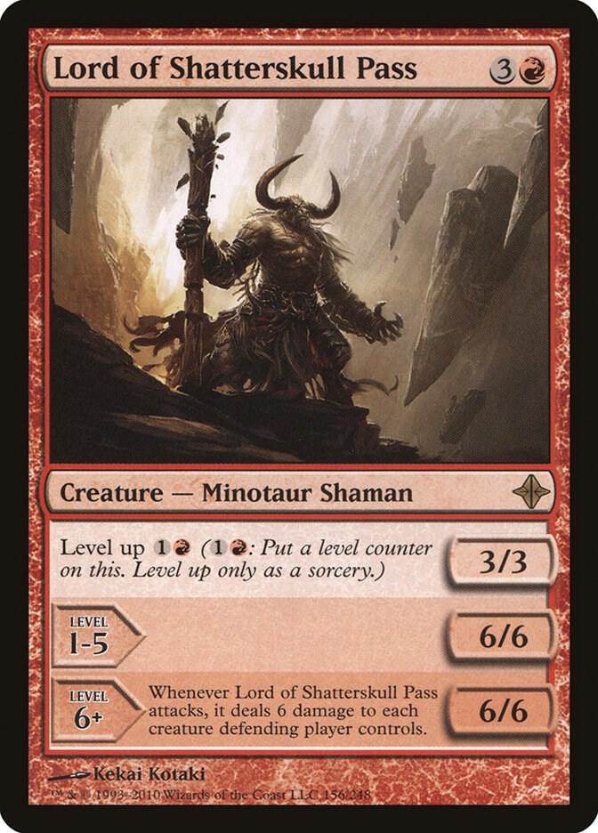 Lord of Shatterskull Pass 156 card from Rise of the Eldrazi