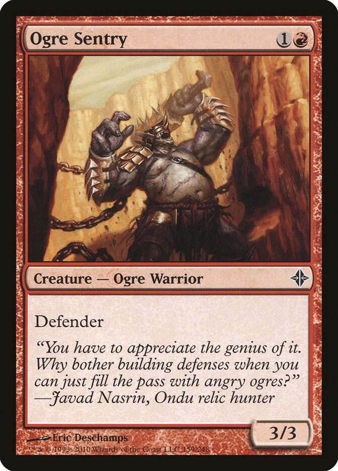 Ogre Sentry 159 card from Rise of the Eldrazi