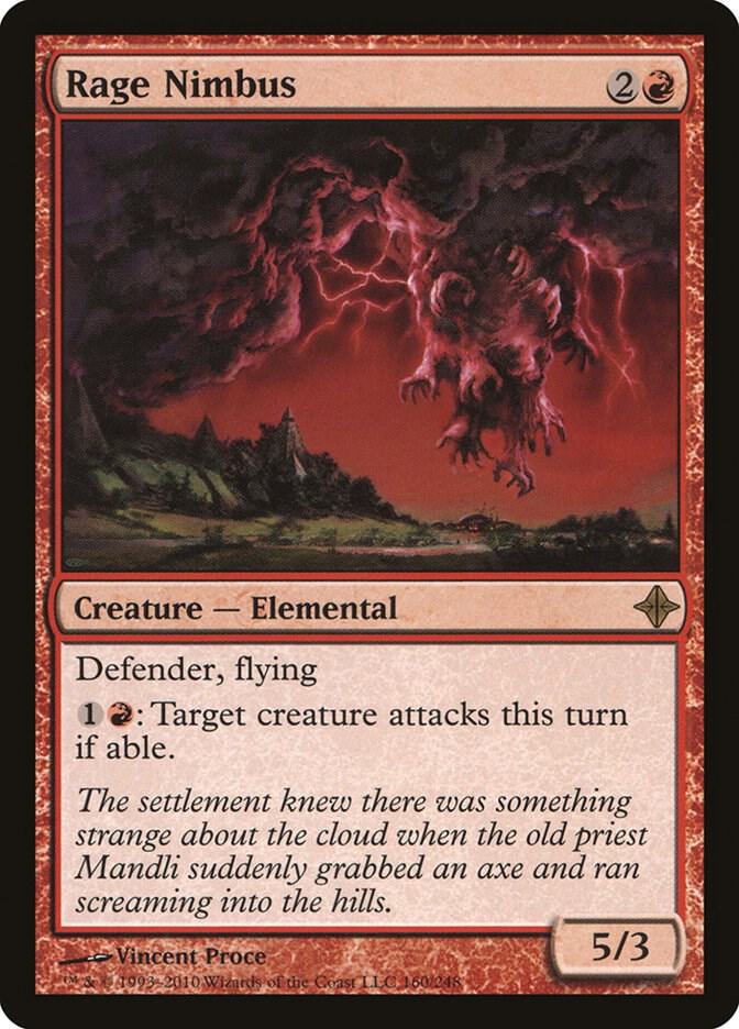 Rage Nimbus 160 card from Rise of the Eldrazi