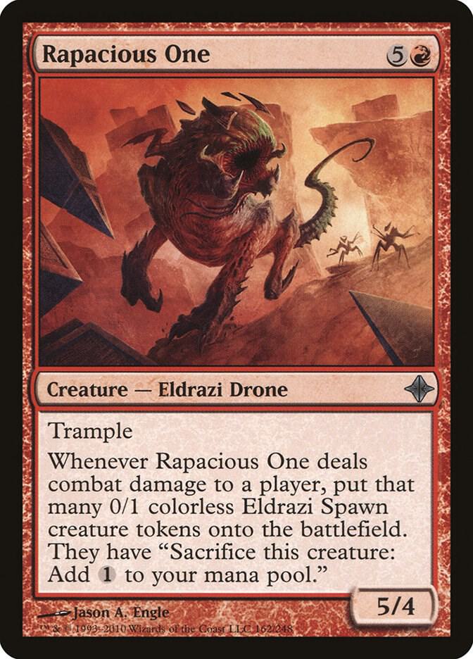 Rapacious One 162 card from Rise of the Eldrazi