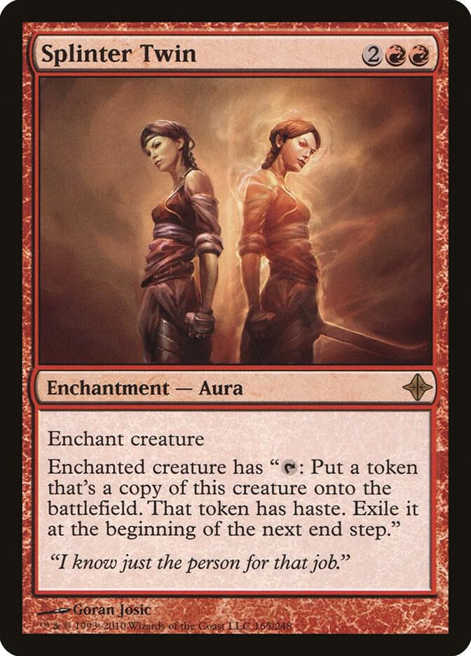 Splinter Twin 165 card from Rise of the Eldrazi