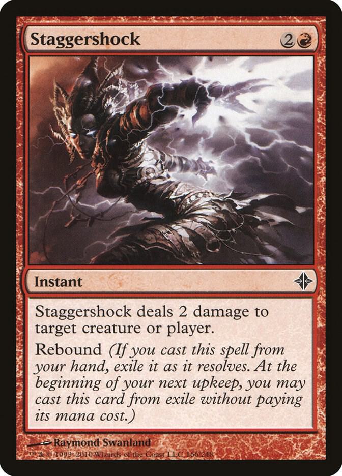 Staggershock 166 card from Rise of the Eldrazi