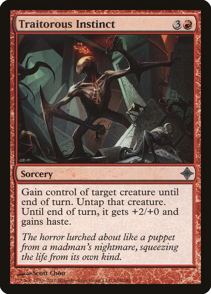 Traitorous Instinct 168 card from Rise of the Eldrazi