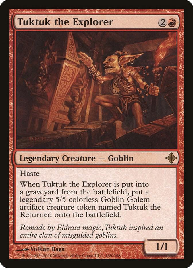Tuktuk the Explorer 169 card from Rise of the Eldrazi