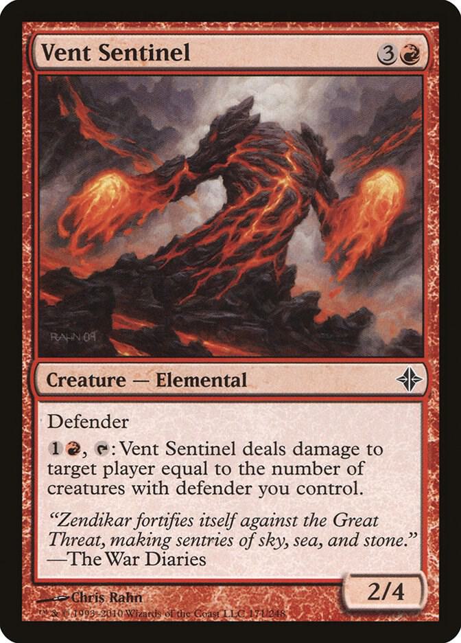 Vent Sentinel 171 card from Rise of the Eldrazi