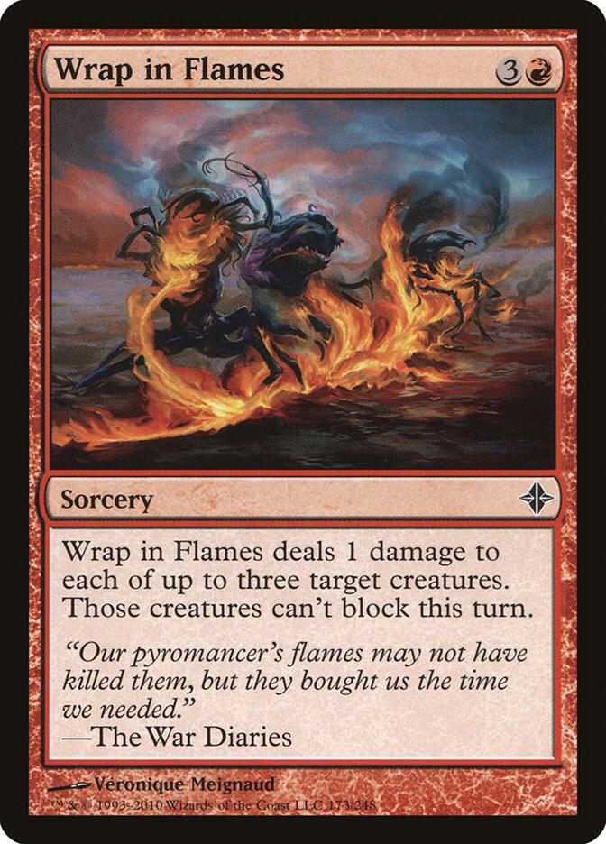 Wrap in Flames 173 card from Rise of the Eldrazi