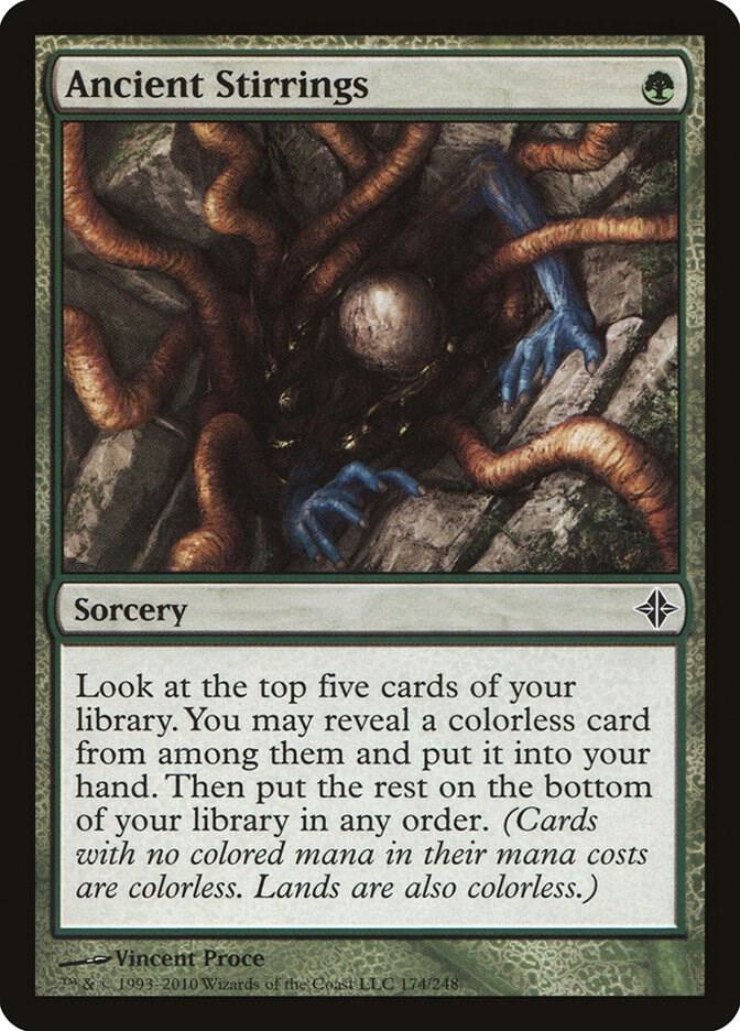 Ancient Stirrings 174 card from Rise of the Eldrazi