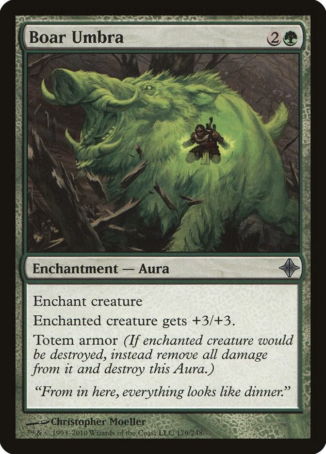 Boar Umbra 179 card from Rise of the Eldrazi