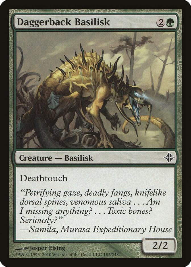Daggerback Basilisk 182 card from Rise of the Eldrazi