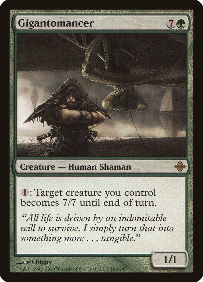 Gigantomancer 184 card from Rise of the Eldrazi