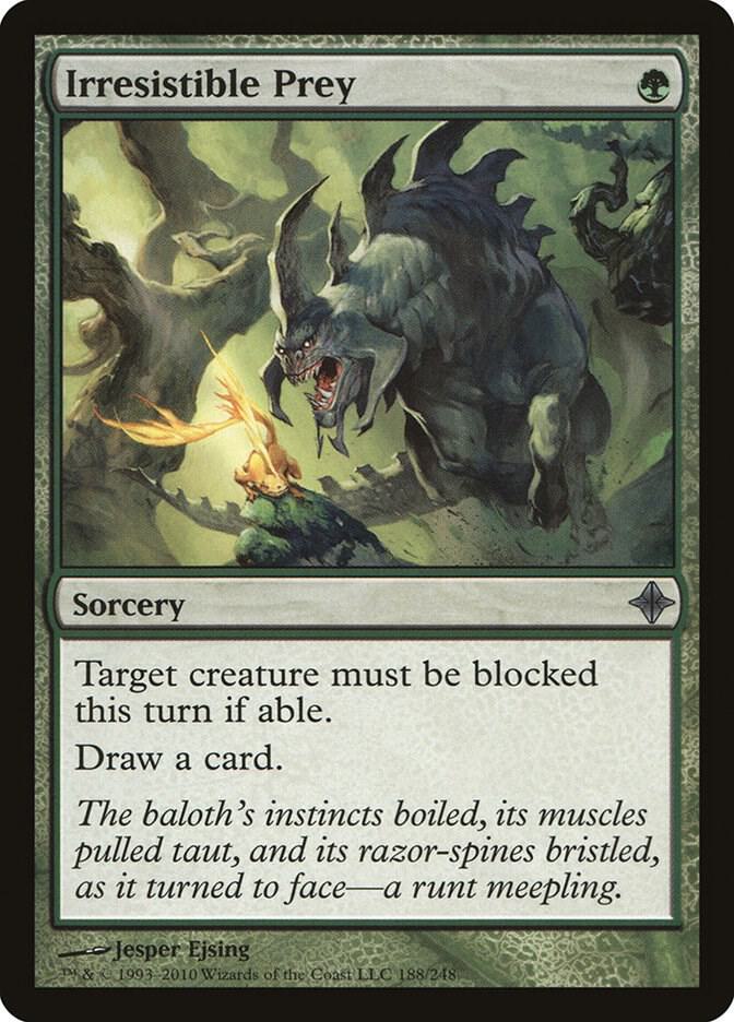 Irresistible Prey 188 card from Rise of the Eldrazi