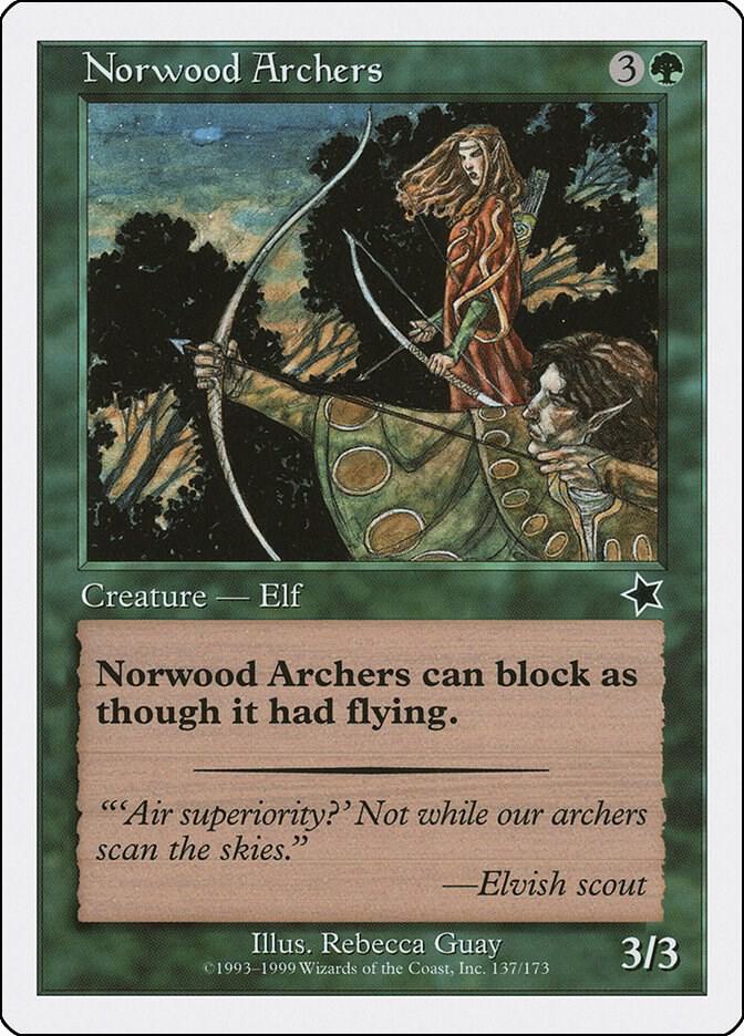 Norwood Archers 137 card from Starter 1999