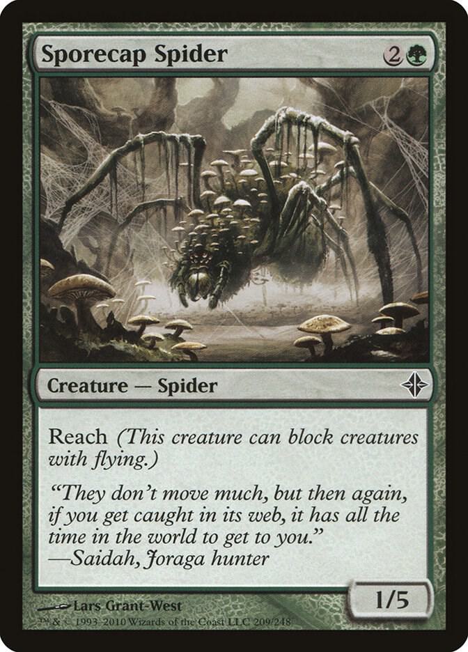 Sporecap Spider 209 card from Rise of the Eldrazi