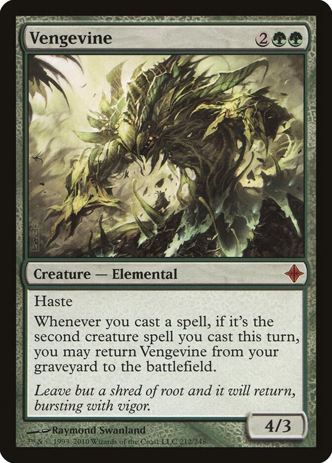 Vengevine 212 card from Rise of the Eldrazi